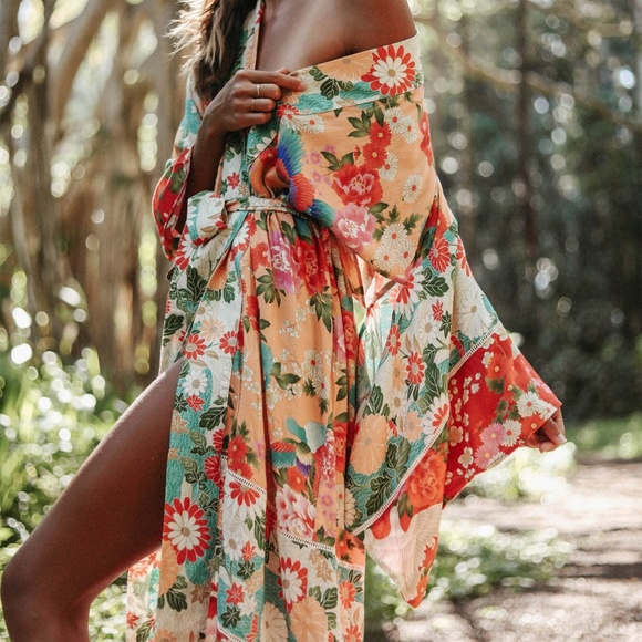 ❤️🌹SOLD🌹❤️ Long Delilah Patchwork Kimono✨Spell ✨ - Picture 2 of 8